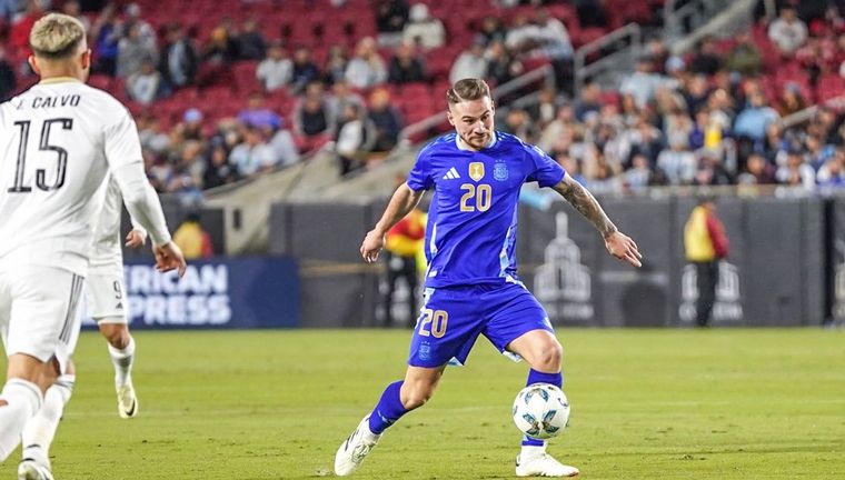 Argentina enfrentó a Costa Rica en Estados Unidos