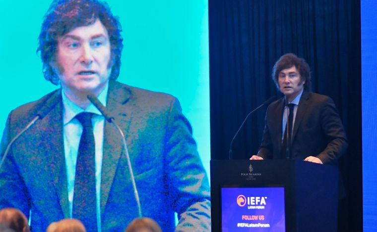 Javier Milei, presidente argentino. 