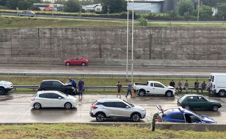 El paso de la tormenta en Córdoba. (Foto: Celeste Benecchi/Cadena 3)