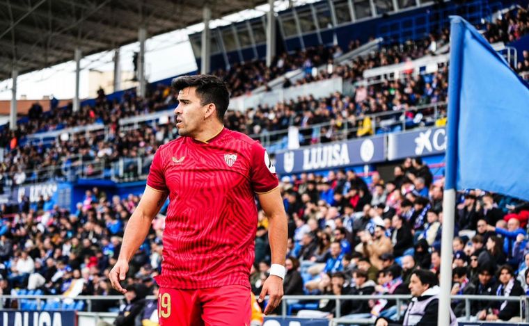 Acuña sufrió insultos racistas ante Getafe. (Foto:@AcunaMarcos17)