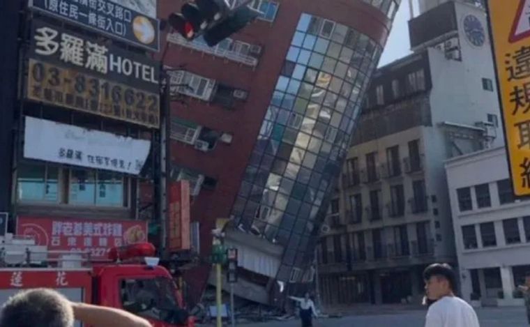 Un fuerte terremoto sacudió Taiwán.