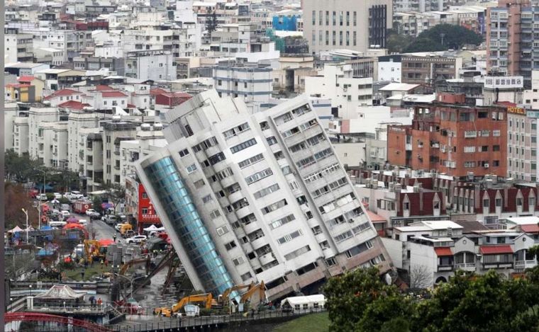 FOTO: Un fuerte terremoto sacudió Taiwán. (Foto: Gentileza)