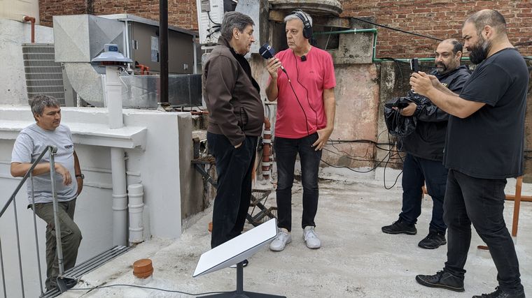 FOTO: Cadena 3, la primera radio argentina en transmitir con Starlink
