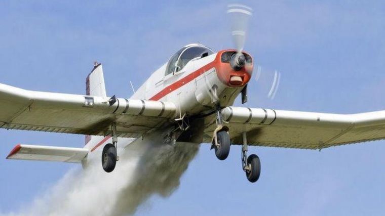 Fumigación aérea (Foto: archivo)