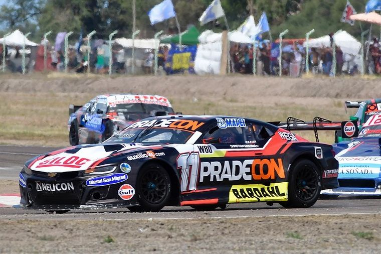  Ledesma y el Chevrolet Camaro al frente en el primer ensayo