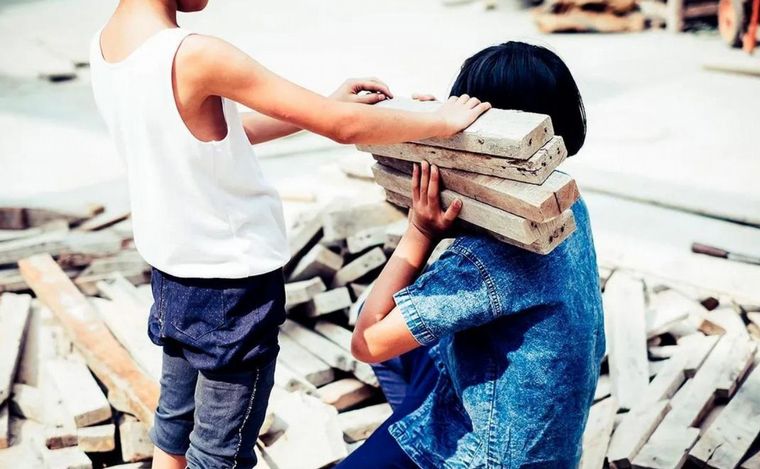 FOTO: Trabajo infantil en Argentina.