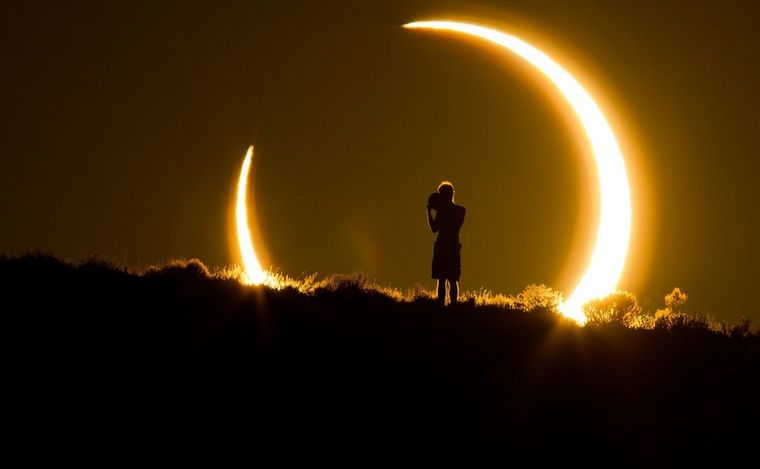 FOTO: Eclipse solar total (Gentileza: National Geographic).