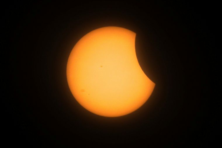 FOTO: Las mejores imágenes del eclipse. 