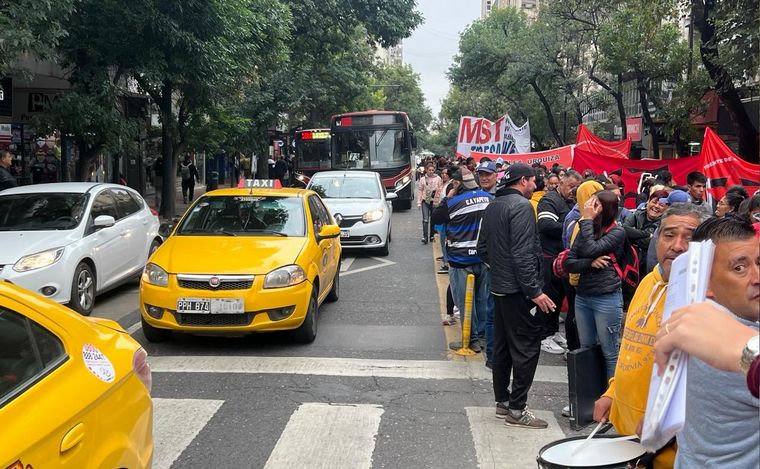 Protestas en Córdoba. (Foto: Daniel Cáceres/Cadena 3)
