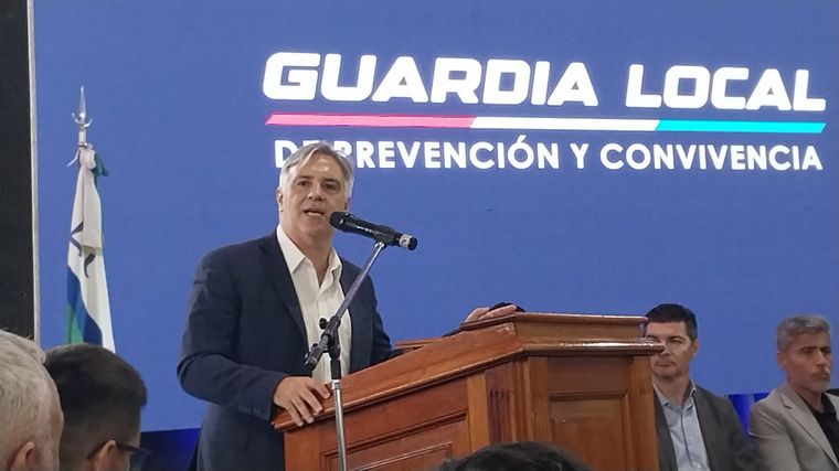 Llaryora presentó la nueva Guardia Local de Prevención de Río Cuarto.