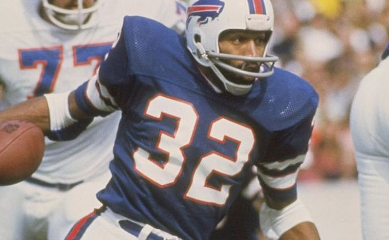 O.J Simpson, ex jugador de los Buffalo Bills y  San Francisco 49'ers.