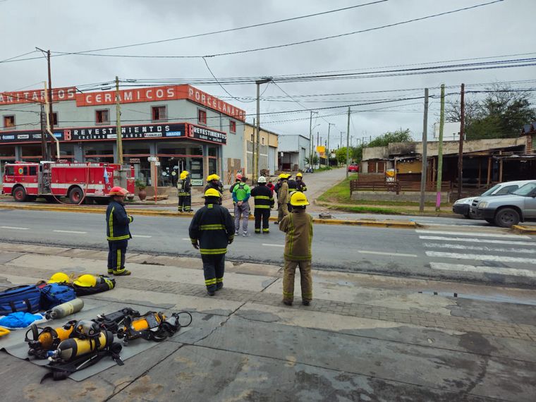 FOTO: Murió un empleado de Ecogas en la fuga de gas en Santa María de Punilla.