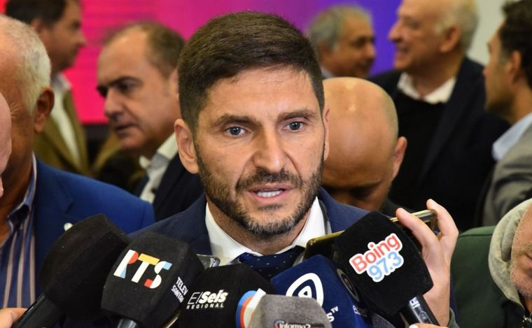 Maximiliano Pullaro en rueda de prensa.