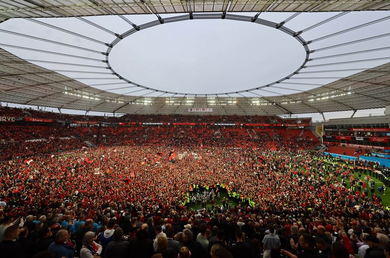 FOTO: El Bayern Leverkusen se coronó campeón tras 119 años. 