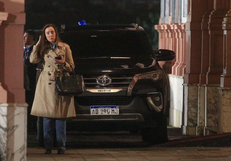 La vicepresidenta, Victoria Villarruel, presente en la reunión. 