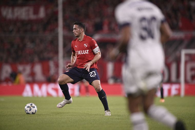 FOTO: Iván Marcone, el capitán de Independiente en el duelo ante Talleres. (Foto: CAI)