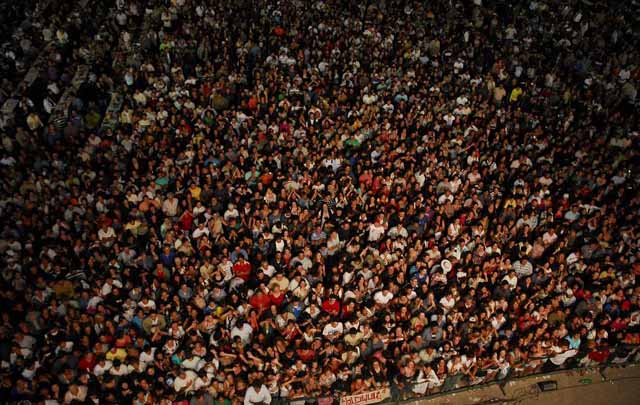 Una multitud participó de la fiesta.