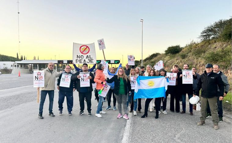 Piden la eliminación del peaje Córdoba-La Calera. (Foto: Lucía González/Cadena 3)