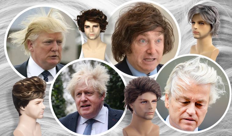 FOTO: La cabellera de los hombres de derecha.