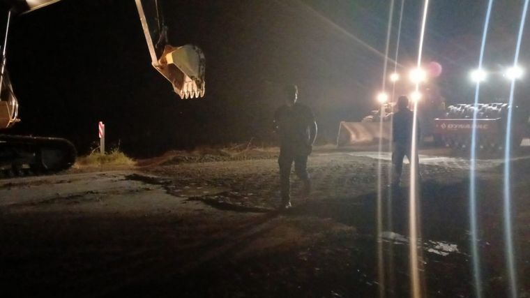 Habilitan el tránsito en la Ruta Provincial 3 tras el arreglo de un socavón