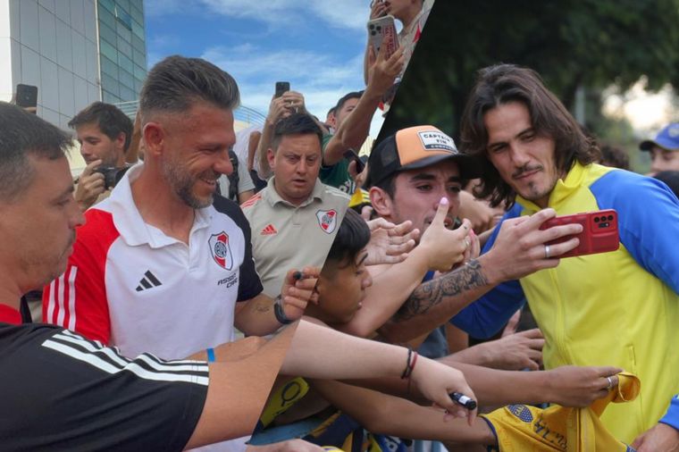 River y Boca reciben a sus hinchas
