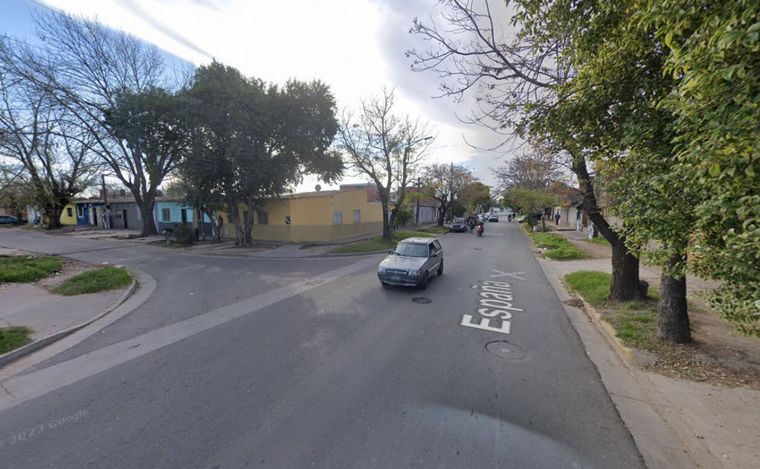 La Policía procedió a levantar las vainas servidas. 