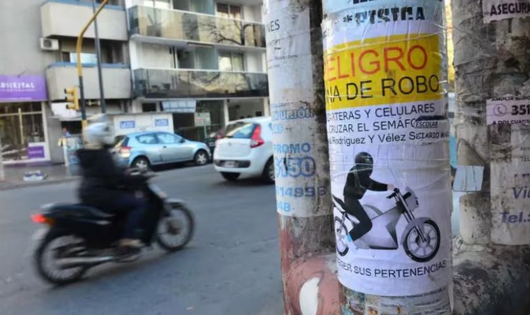 Robo de motos en Córdoba. (Imagen ilustrativa/Archivo)