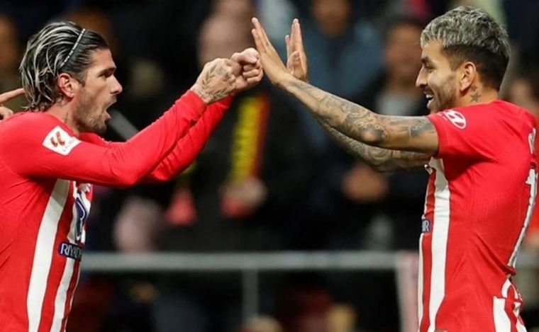 De Paul y Correa anotaron en el triunfo del 