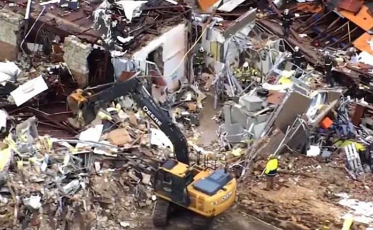 Los tornados afectaron mayormente a la ciudad de Sulphur, Oklahoma. (Foto: CNN)