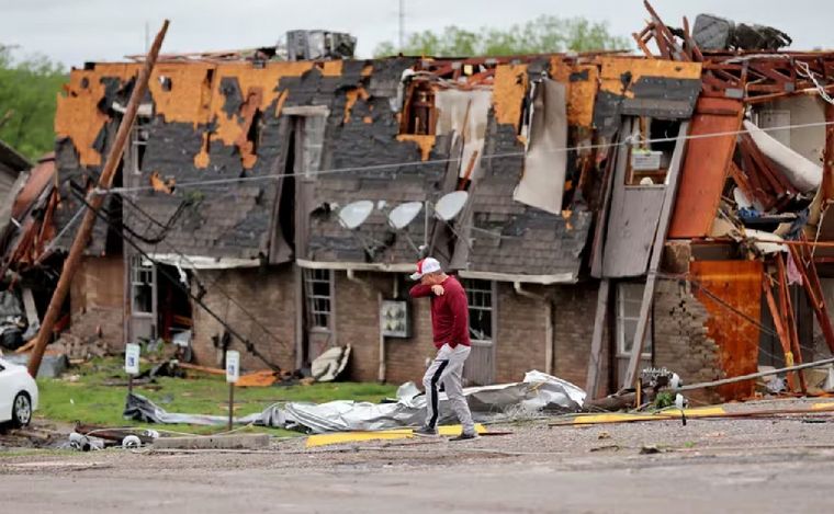Los tornados afectaron mayormente a la ciudad de Sulphur, Oklahoma. (Foto: CNN)