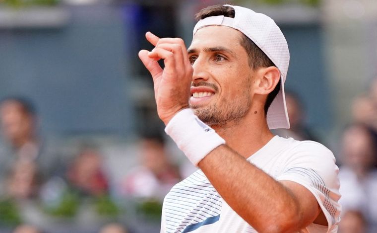 Pedro Cachín no pudo con Rafael Nadal. 