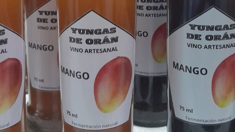 En Orán, un artesano realizó vino de mango