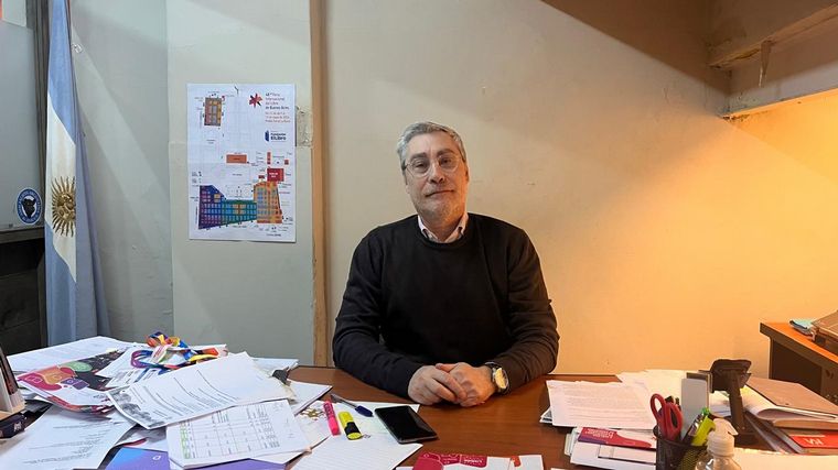 El director de la Fundación El Libro, Ezequiel Martínez.