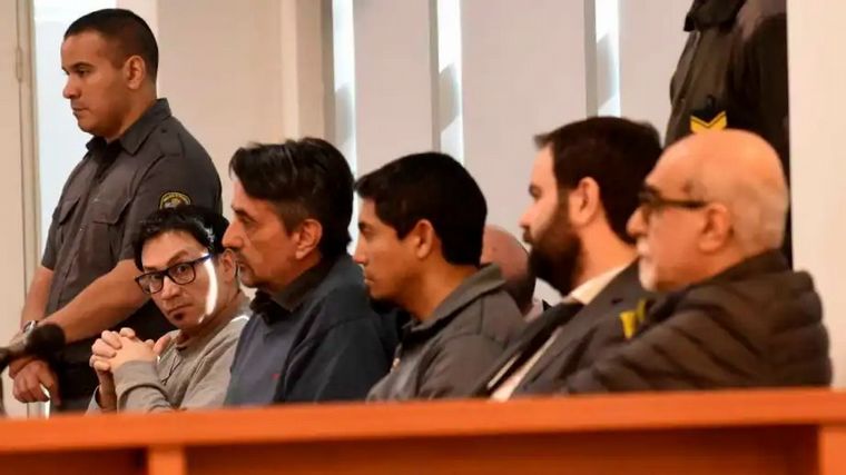 Los principales acusados de la causa (Foto: Río Negro)
