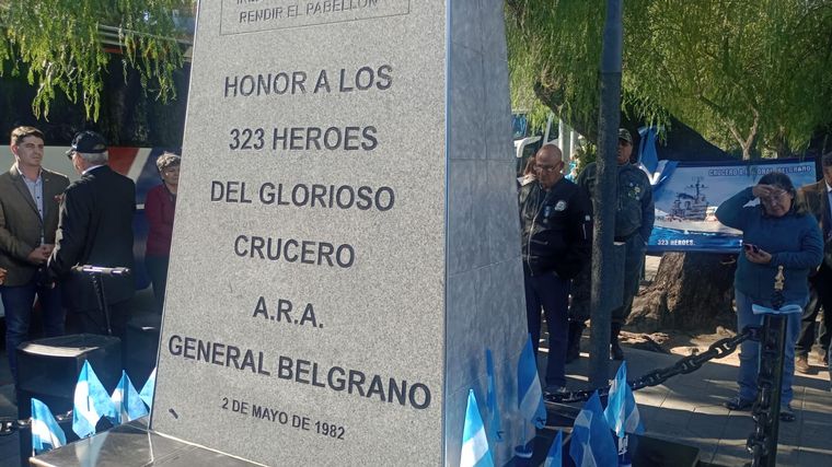 El homenaje realizado a las víctimas del Crucero