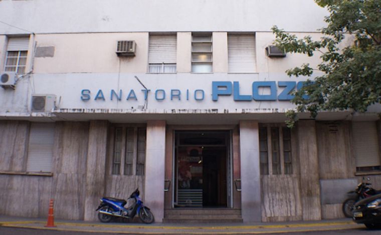 FOTO: El hombre de 82 años fue internado en el Sanatorio Plaza.