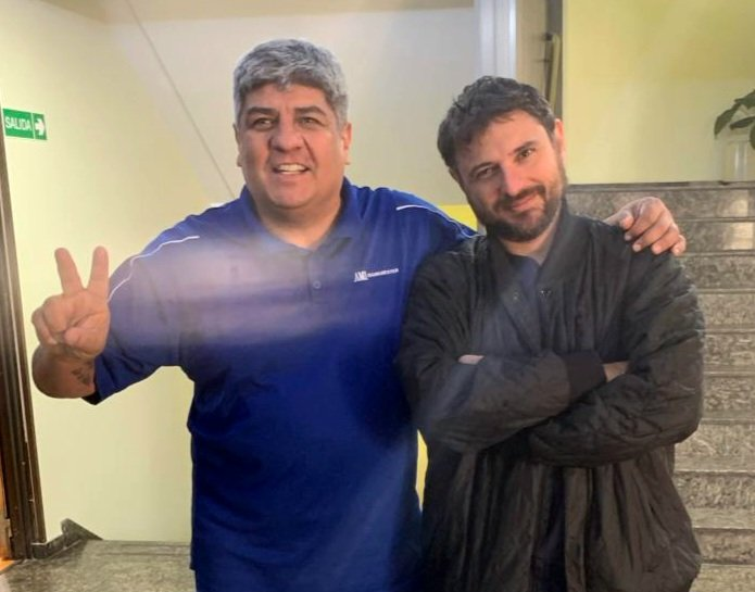 Se encontraron Pablo Moyano y Grabois previo a la
