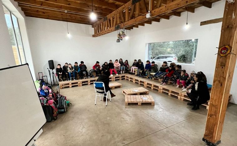 La Escuela Olga Cosentini en Colonia Caroya. 