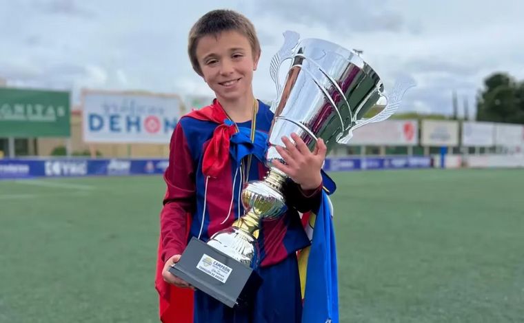 Pedrito Juárez, el niño salteño que juega en el 