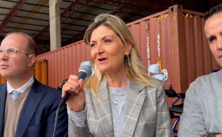 Rosana Lodovico, titular de Aduana. 