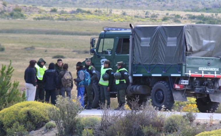 Activistas mapuches en el sur. (Foto: archivo Clarín/Diario Jornada)