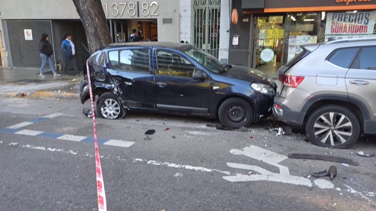 El incidente ocurrió en Caballito. (Foto: Orlando Morales/Cadena 3)