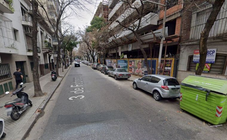 3 de Febrero al 400, donde fueron detenidos los sospechosos. 