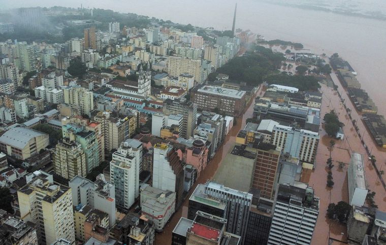 Es desesperante la situación en Rio Grande do Sul por las inundaciones.