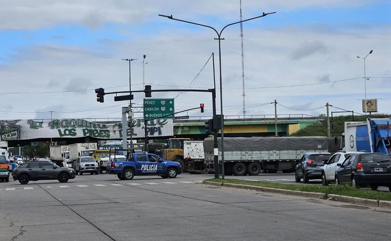 Empiezan a liberar el tránsito.