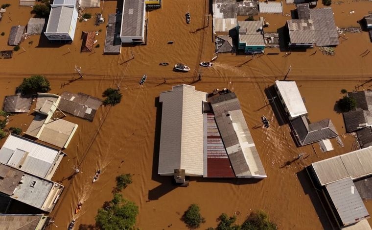 FOTO: Inundaciones en Río Grande do Sul.