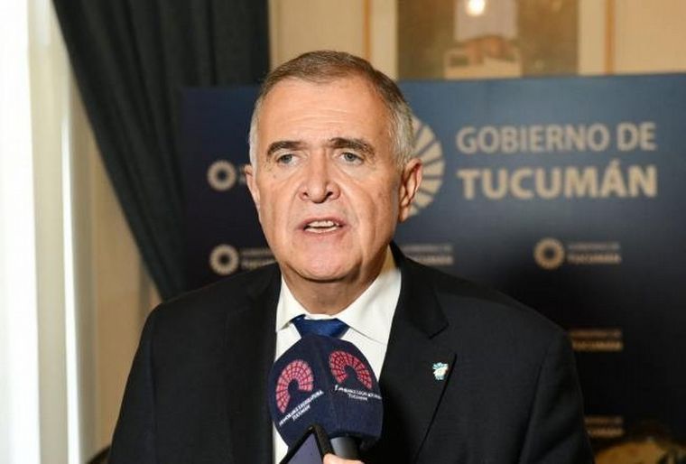 Osvaldo Jaldo, gobernador de Tucumán.