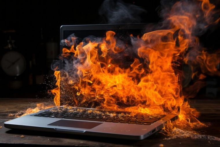 Es poco común que una batería se incendie (Foto: FreePik, generada con IA)