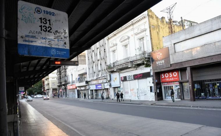 Actividad comercial vespertina en barrios y el centro: 