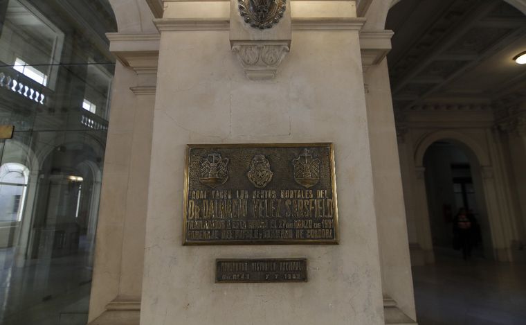 Salón de los Pasos Perdidos de Tribunales. (Foto: Daniel Cáceres/Cadena 3)